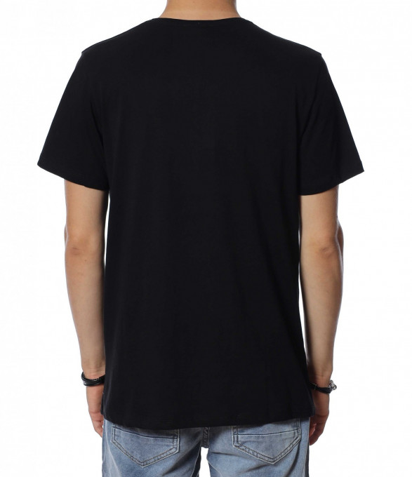 Тениска в големи размери 13884 - Черен