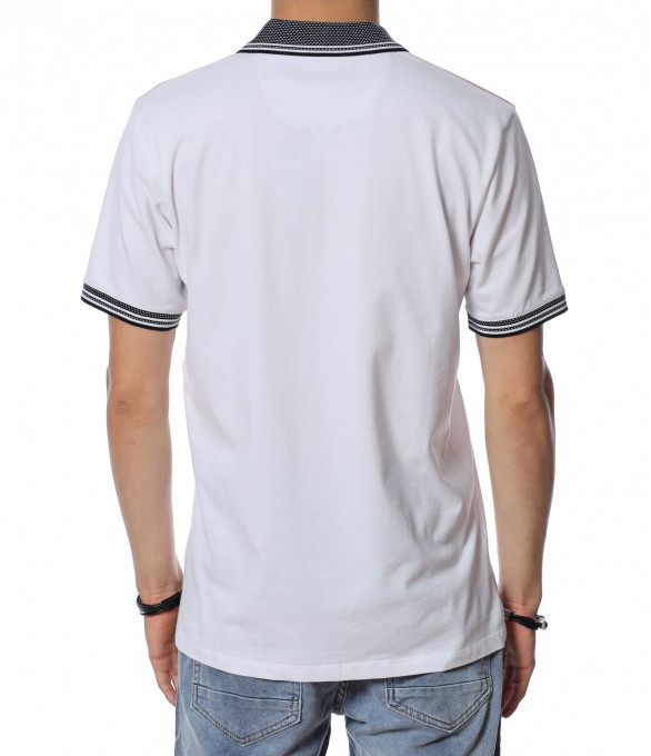 Поло тениска с контрастна яка 13927 -...