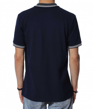 Поло тениска с контрастна... 2