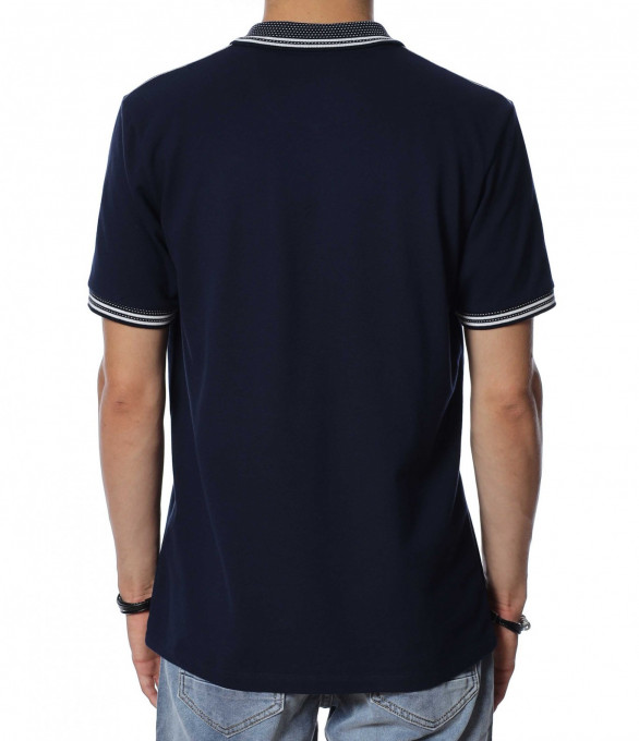 Поло тениска с контрастна яка 13927 -...