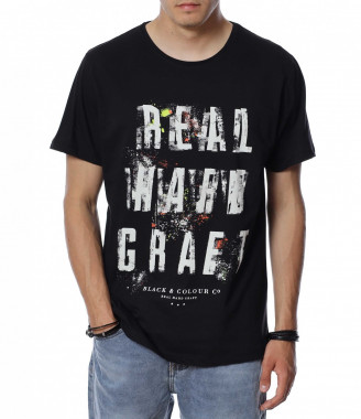 Тениска с надпис и цветни...