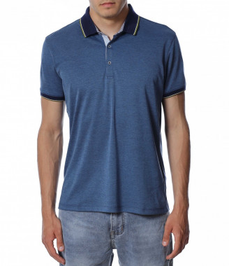 Поло тениска с цветни...