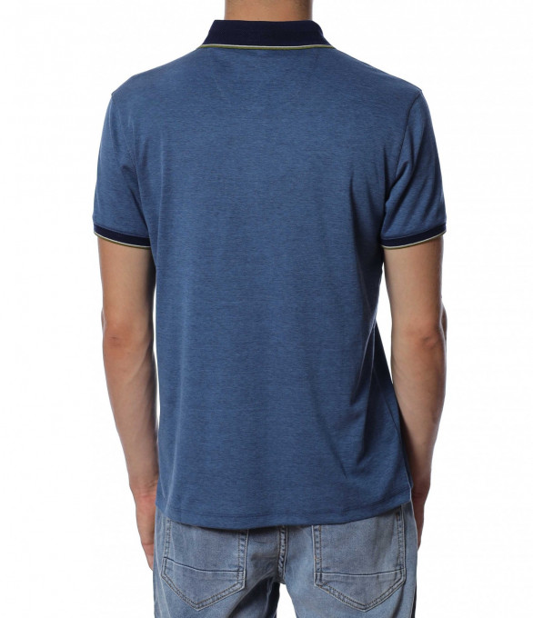 Поло тениска с цветни кантове 13930 -...