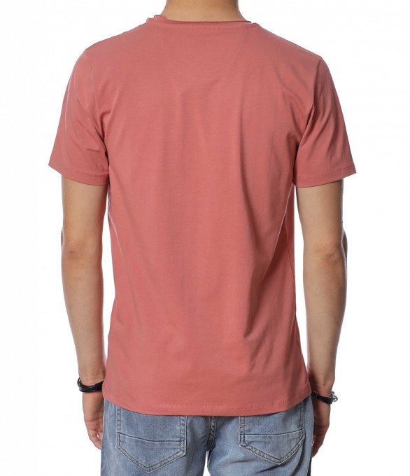 Тениска с букви 13935 - Пудра