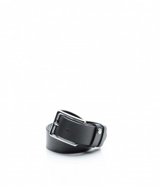 Класически кожен колан - Черен 2