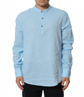 Ленена риза с попска яка...