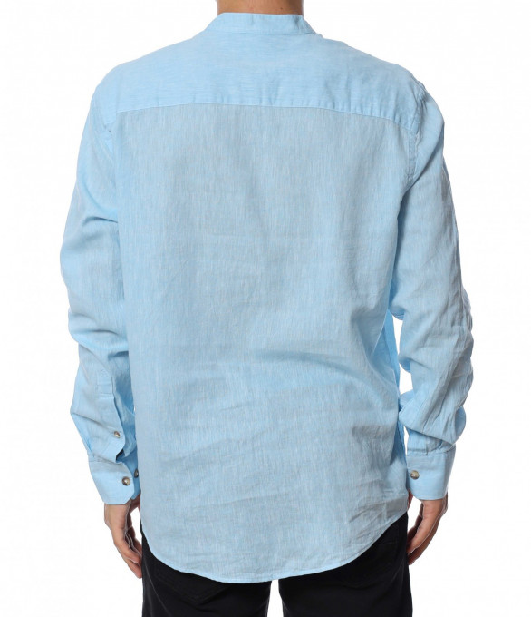 Ленена риза с попска яка 13970 -...