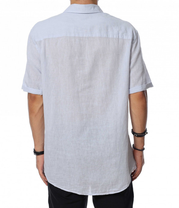 Ленена риза с къс ръкав 13975 -...