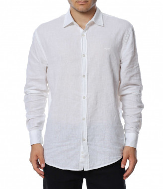 Ленена риза с дълъг ръкав...