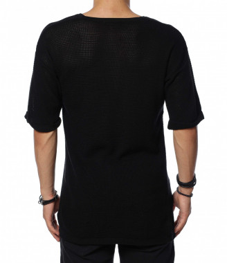 Мрежеста тениска с къс... 2