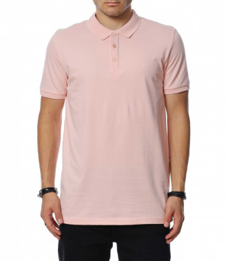 Тениска с яка в класическа...