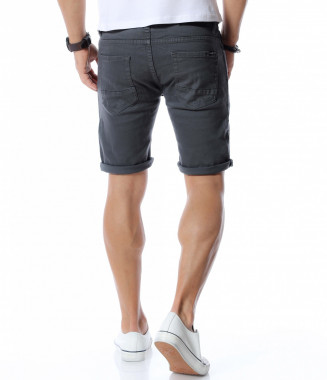 Къси дънки в графитен нюанс... 2